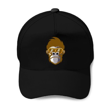 Discover monkey face Baseball Caps