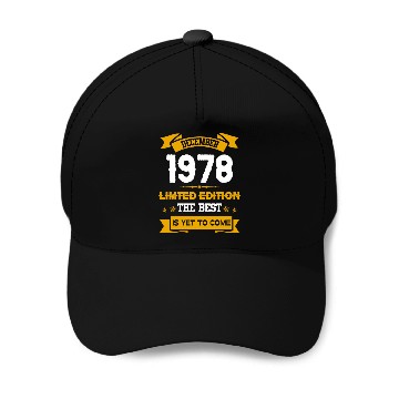 Discover December 1978 Birthday Surprise Baseball Caps