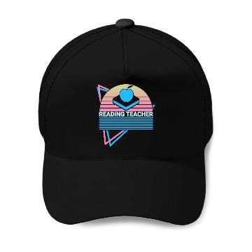 Discover Reading Teacher Retro Baseball Caps