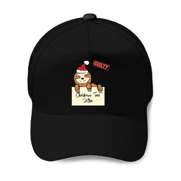 Discover Sloth christmas funny prison Baseball Caps