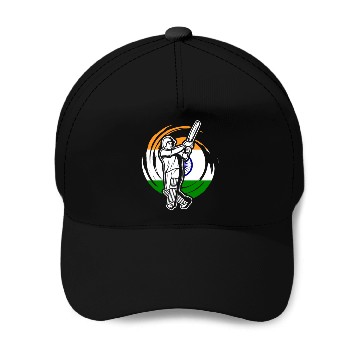 Discover India Cricket Player Baseball Caps