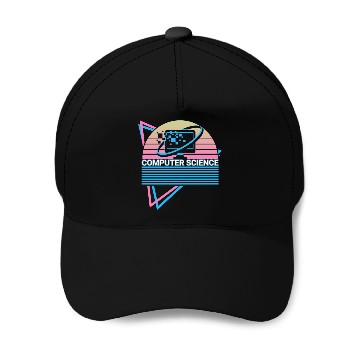 Discover Computer Science Retro Baseball Caps
