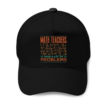 Discover Math Teacher Baseball Caps