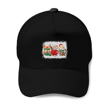 Discover Christmas Hot Chocolate Cup Baseball Caps