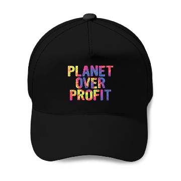 Discover Planet Over Profit Baseball Caps