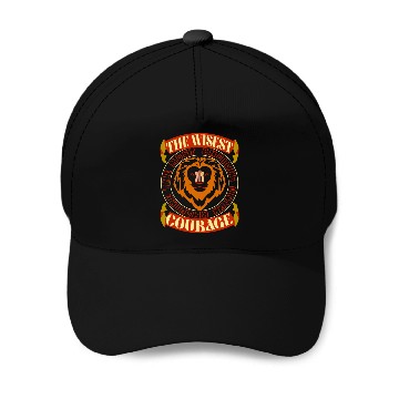 Discover wisdom lion typography Baseball Caps design