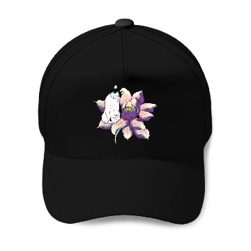 Discover Lotus Cat Baseball Caps