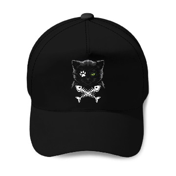 Discover Pirate cat Baseball Caps