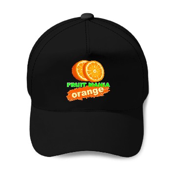 Discover FRUIT MANIA ORANGE Baseball Caps