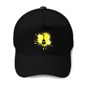 Discover guitar music Baseball Caps