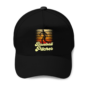 Discover Baseball Pitcher Player Hobby Sayings Baseball Caps