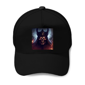 Discover Fiery demon of death version 2 Baseball Caps