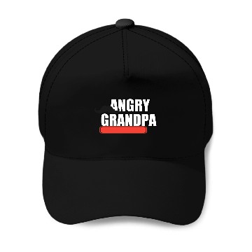 Discover ANGRY GRANDPA Baseball Caps