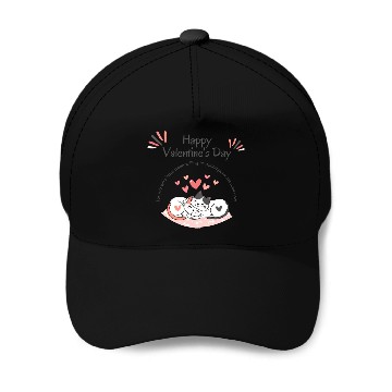 Discover Happy Valentine's Day Baseball Caps