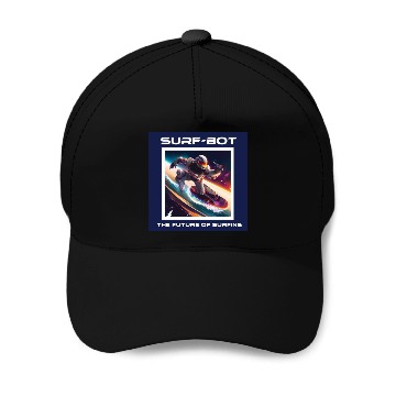 Discover Robot Silver Surfer Baseball Caps