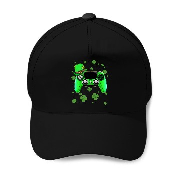 Discover Game Console St Patricks Day Gamer Baseball Caps