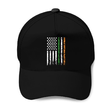 Discover American Flag Patriotic St. Patrick's Day Baseball Caps