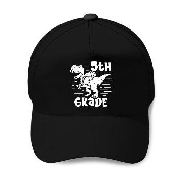 Discover 5Th Grade Dinosaur Class Grader School Pupil Baseball Caps
