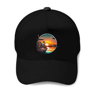 Discover Peaceful Fishing Baseball Caps
