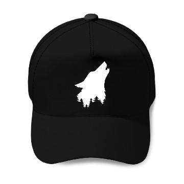 Discover Great White Wolf for Forest Baseball Caps