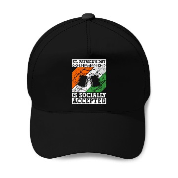 Discover St. Patrick's Day Where Day Drinking Is Socially Baseball Caps