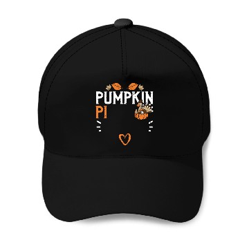Discover Pumpkin Pi - Thanksgiving Baseball Caps
