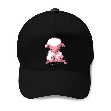 Discover Milo the sad sheep Baseball Caps