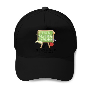 Discover Reading Teacher Baseball Caps