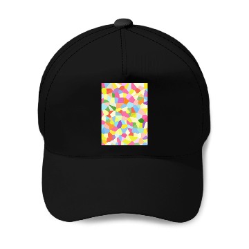 Discover Bright Colored Crystals. Crystal Pattern Baseball Caps