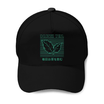 Discover Drink tea Every day Baseball Caps