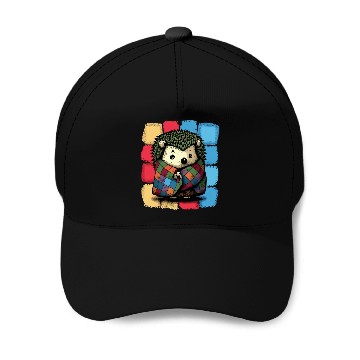 Discover PatchHog - Sweet Hedgehog Baseball Caps