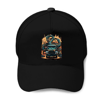 Discover Husband Dad Trucker Legend Baseball Caps