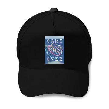 Discover Game Over Baseball Caps