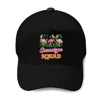Discover Flamingo Shenanigan Squad St. Patrick's Day Baseball Caps