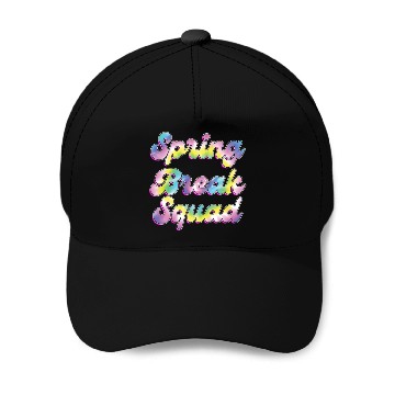 Discover Spring Break Squad Summer Vacation Spring Break Baseball Caps