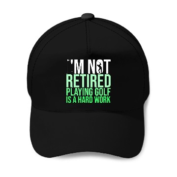 Discover Golf Retirement Gift Baseball Caps