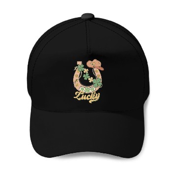 Discover Lucky Shamrock Horseshoe Baseball Caps