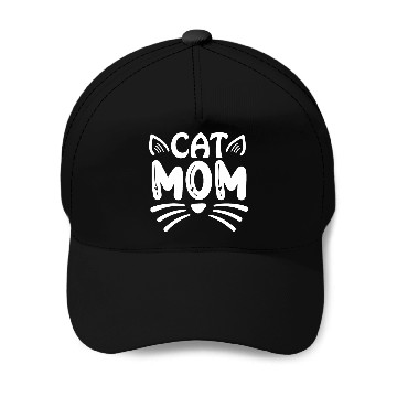 Discover Cat Mom Baseball Caps