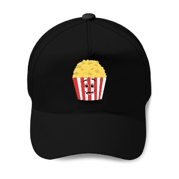Discover Cinema a cool popcorn Baseball Caps