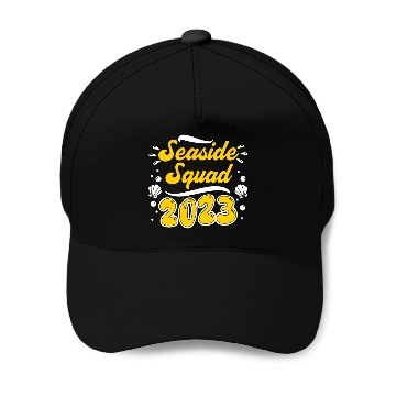 Discover Seaside Squad 2023 Vacation Friends Spring Break Baseball Caps