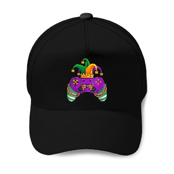 Discover Womens Funny Mardi Gras Video Games Controller Jes Baseball Caps