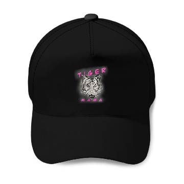 Discover Tiger Mama (pink) Baseball Caps