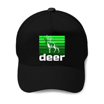 Discover deer graphic Baseball Caps