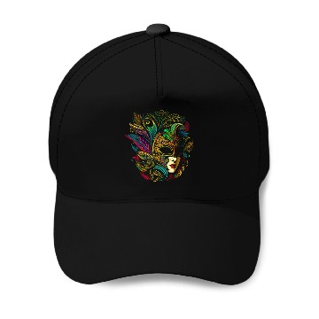 Discover Funny Mardi Gras Carnival parade Baseball Caps