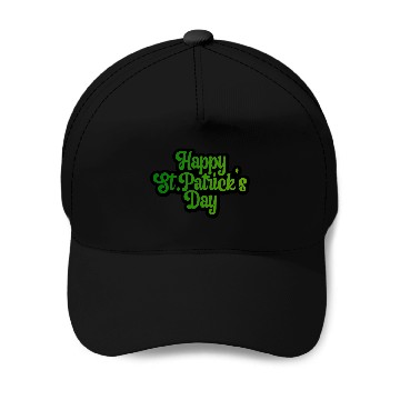 Discover StPatricks day quote Typography Baseball Caps