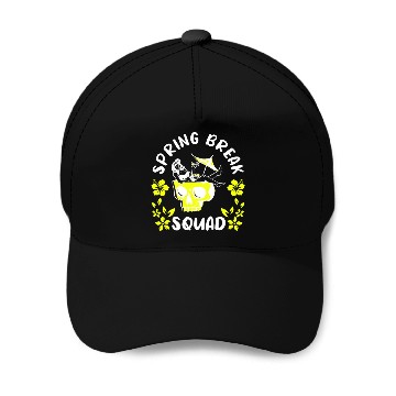 Discover Spring Break Squad Summer Vacation Spring Break Baseball Caps