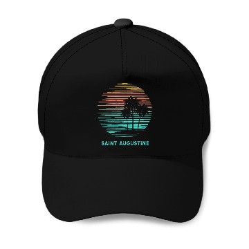 Discover Saint Augustine Florida Cool Souvenir Vacation Baseball Caps