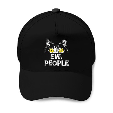 Discover Ew People Cat Baseball Caps