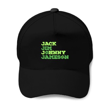 Discover Jack Jim Johnny Jameson 4 Founder St Patrick's Day Baseball Caps