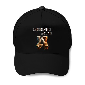 Discover AI: Intelligence Amplified Baseball Caps